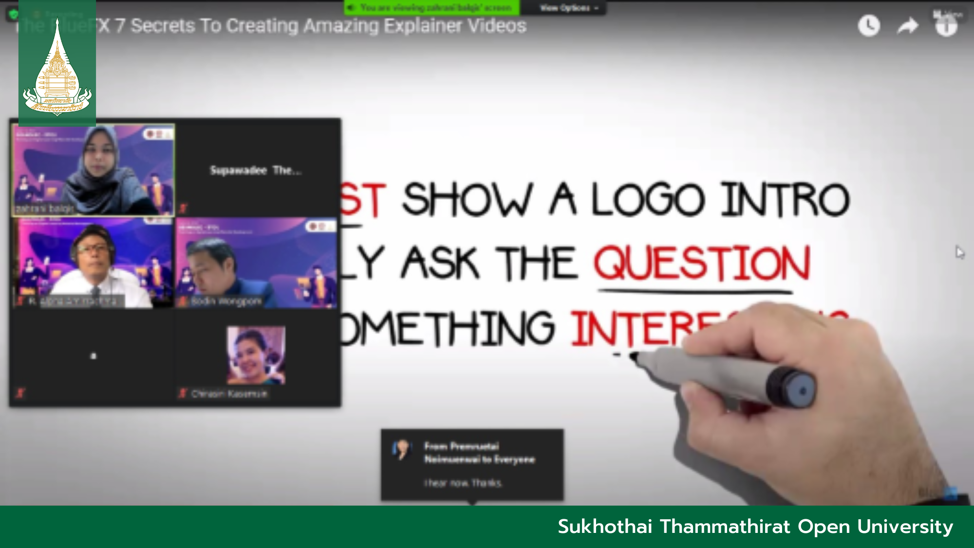 SEAMOLEC Training — Digital Learning Material Development: Whiteboard Animation   