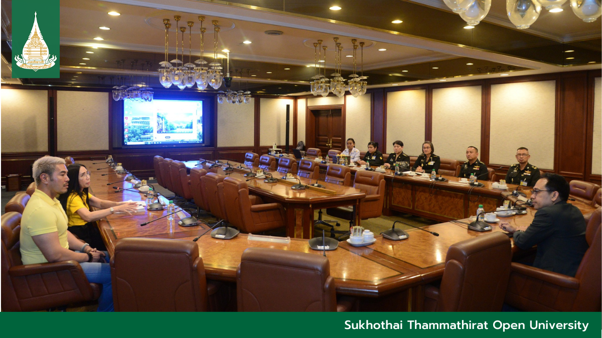 Royal Thai Army Force visits STOU