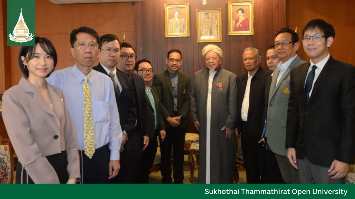 STOU delegation visits Sheikhul Islam of Thailand