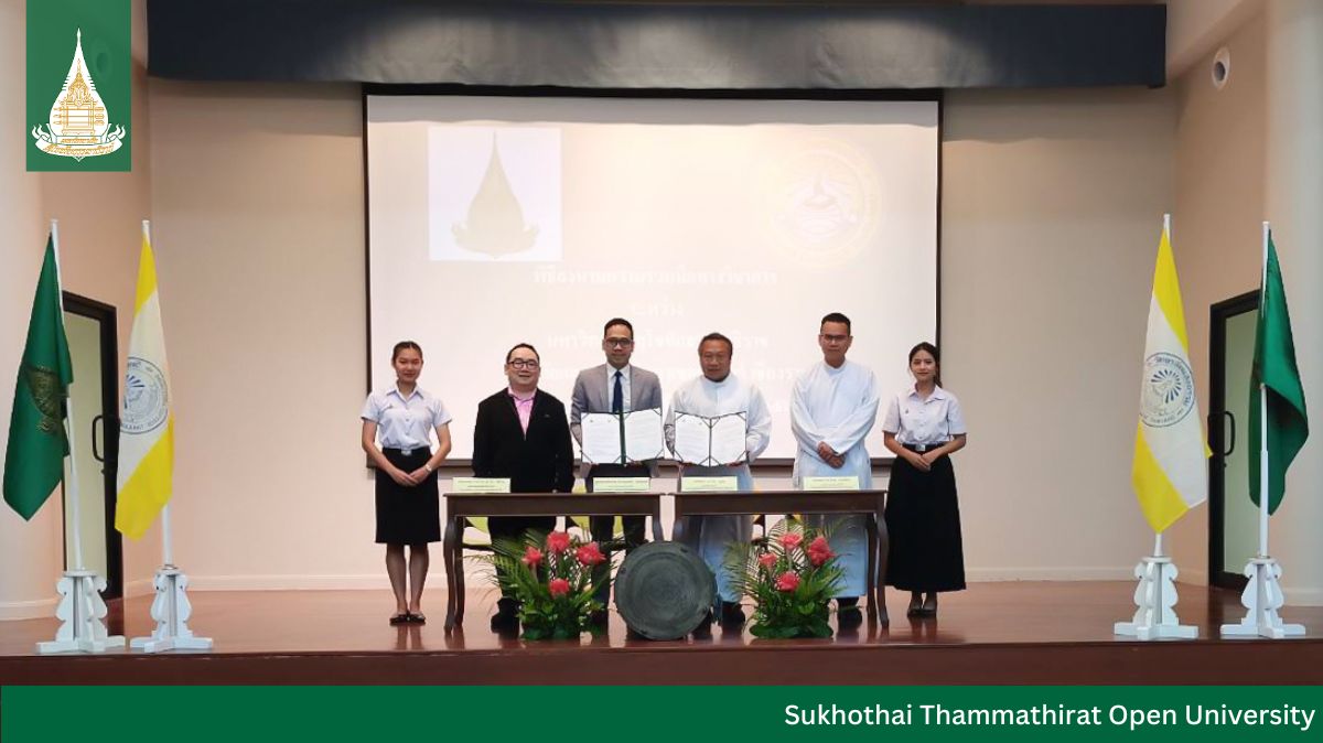 STOU signed MOU with Saengtham College Xavier Chiang Rai Campus