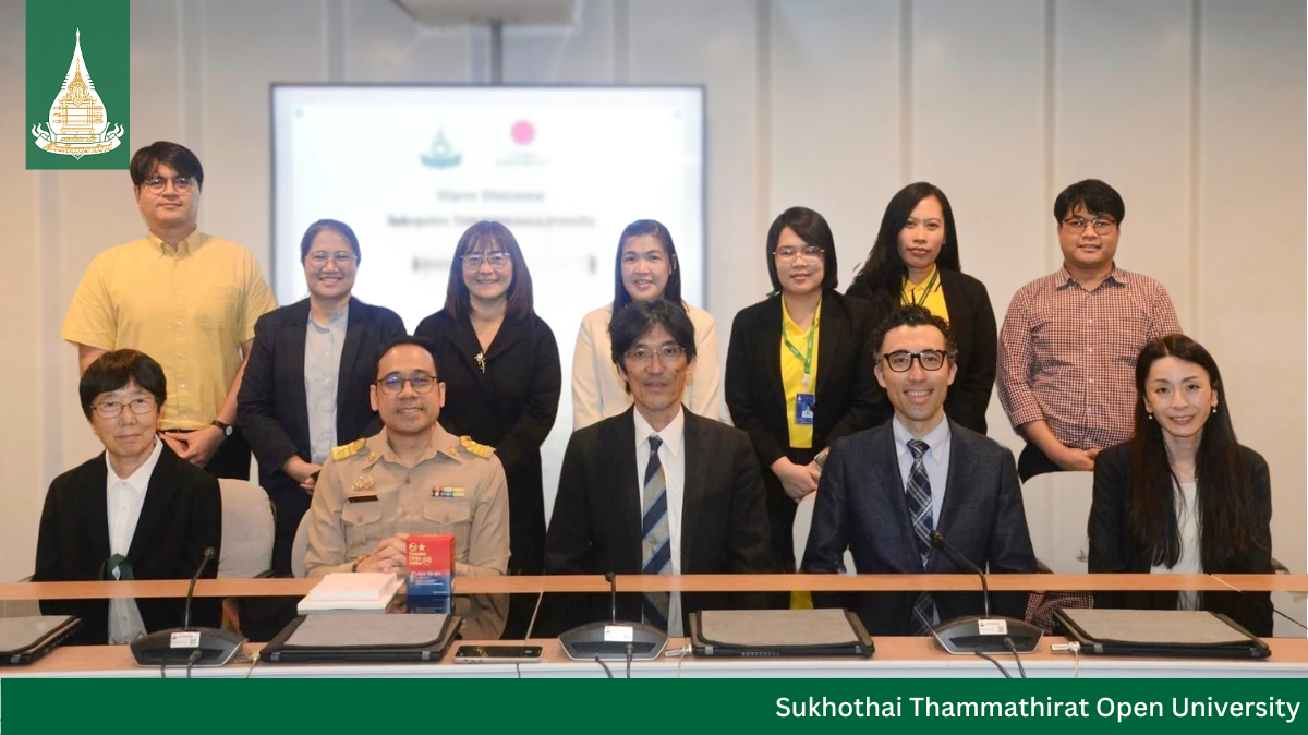 STOU Welcomes Chiba University Delegation to Discuss Academic Collaboration
