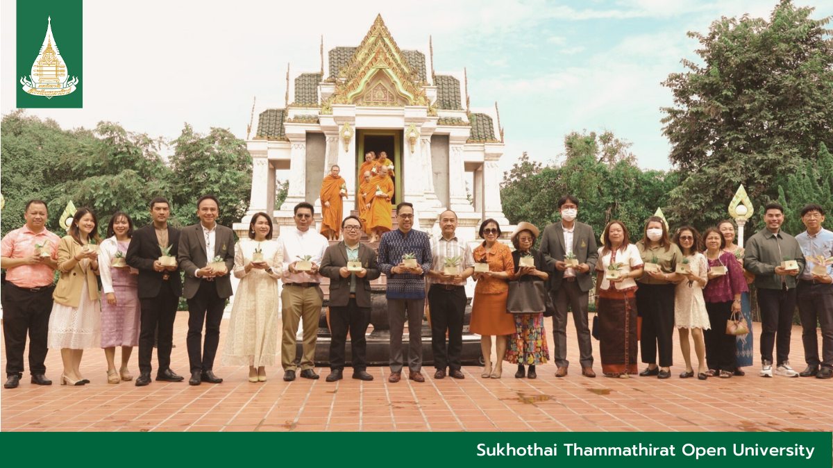 STOU reserves and promotes buddhism, arts, and culture during Asanha Bucha and Buddhist Lent 2025