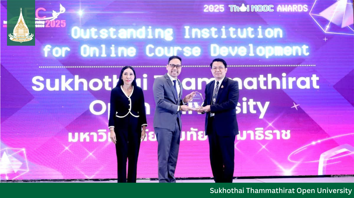 STOU’s “Success to Influencer” Course Wins Thai MOOC Award 2025