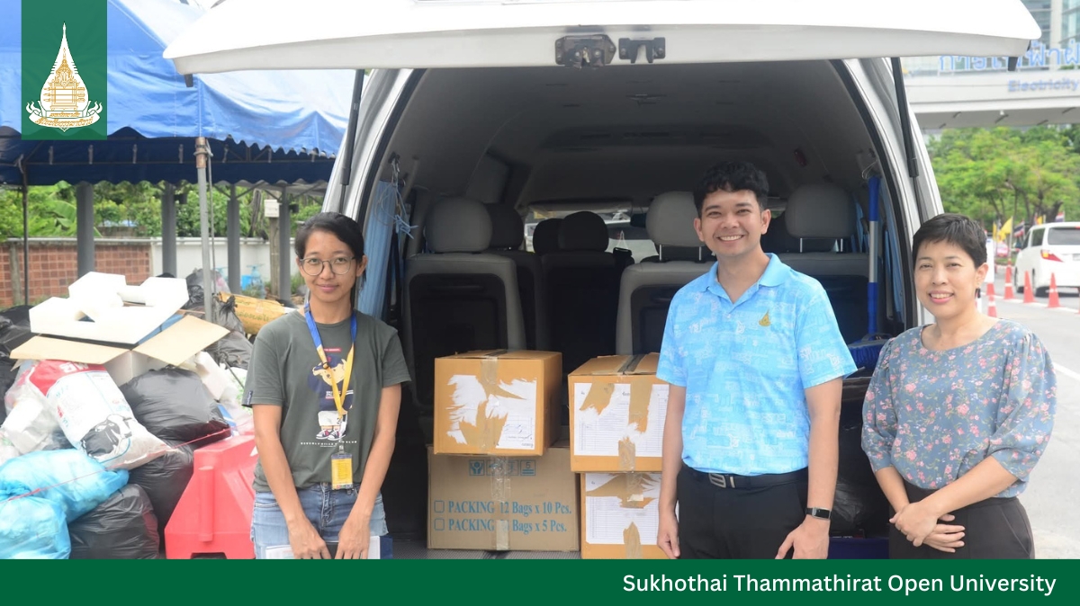 STOU donates orphan waste to EGAT