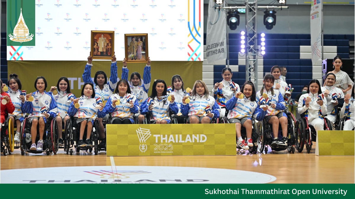 STOU Celebrates Alumni Success: Gold Medal Triumph at the 13th ASEAN Para Games